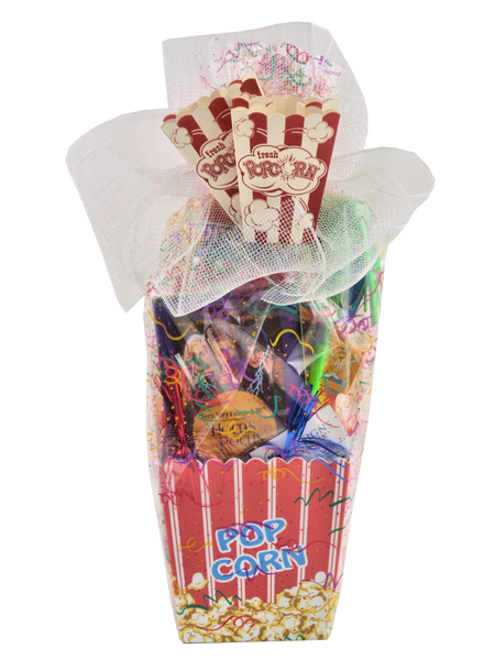 CELEBRATION POPCORN BASKET CUSTOM MADE