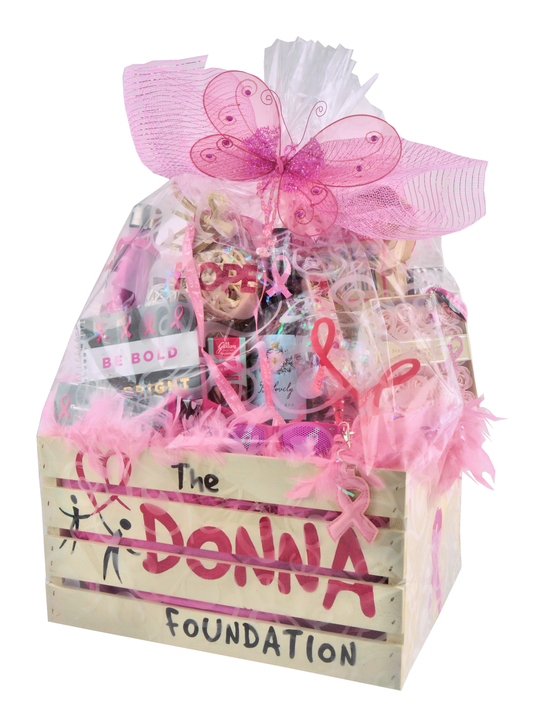 RUN FOR DONNA CARE CRATE "CUSTOM MADE" - KS Gift Baskets