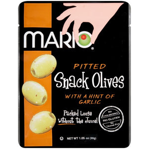 Mario Snack Olives Seasoned w/Hint of Garlic - KS Gift Baskets